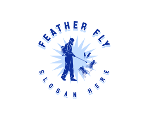 Insect Fly Exterminator logo design