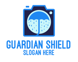 Protective - Waterproof Camera Outline logo design