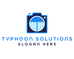 Waterproof Camera Outline logo design