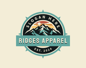 Mountain Compass Adventure logo design