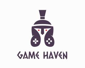 Spartan Game Controller logo design