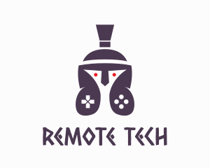 Remote - Spartan Game Controller logo design