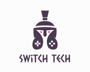 Switch - Spartan Game Controller logo design