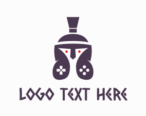 Game Community - Spartan Game Controller logo design