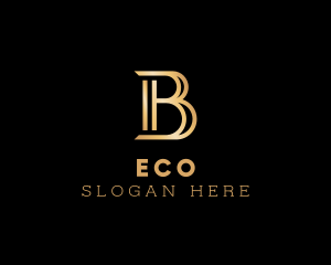 Elegant Pillar Letter B logo design
