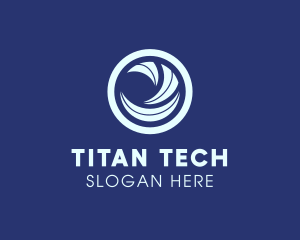 Tech Circle Lens logo design