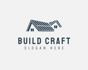 Residential House Roofing logo design