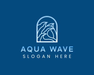 Surfing Wave Tide logo design