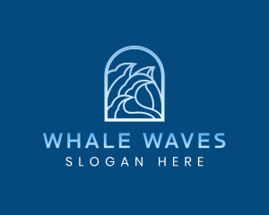 Surfing Wave Tide logo design