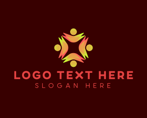 Support Group - Community Group People logo design