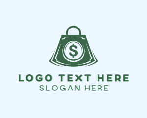 Insurance - Shopping Money Bag logo design