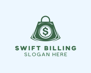 Shopping Money Bag logo design