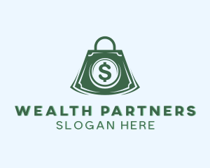 Shopping Money Bag logo design