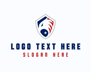 Veteran - American Bald Eagle logo design