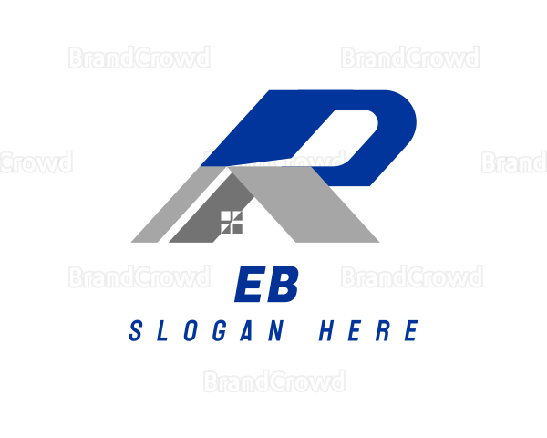 Roofing Renovation Letter R Logo