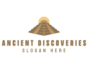 Ancient Pyramid Structure logo design