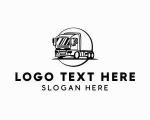 Trade - Transport Trading Truck logo design