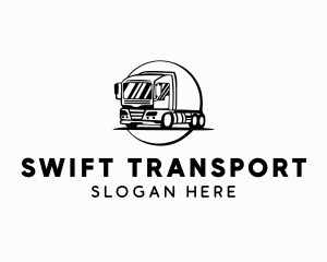 Transportation - Transport Trading Truck logo design