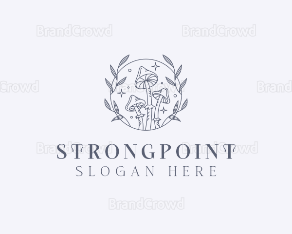 Organic Shrooms Garden Logo