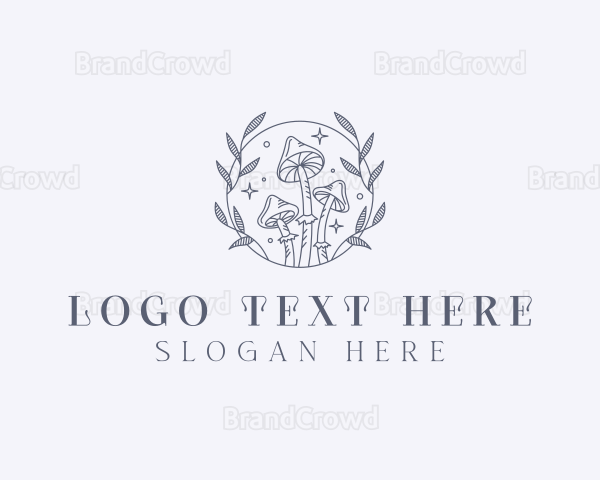 Organic Shrooms Garden Logo