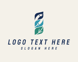 Leaf - Housekeeping Eco Cleaning logo design