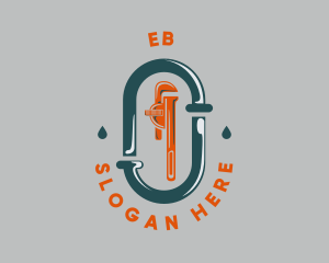 Worker - Wrench Pipeline Repair logo design