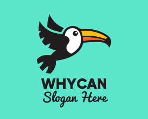 Flying Tropical Toucan Logo
