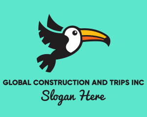 Amazon - Flying Tropical Toucan logo design