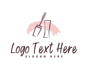 Fashion - Pastel Mascara Makeup logo design