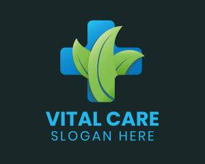 Healthcare - Organic Healthcare Cross logo design
