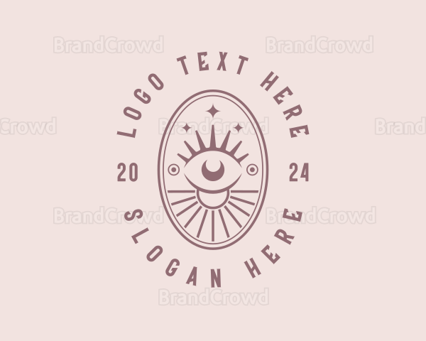 Mystical Bohemian Eye Logo