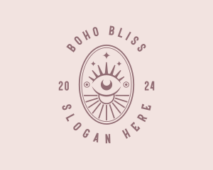 Mystical Bohemian Eye logo design