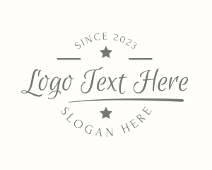 Streetwear - Generic Cursive Star logo design