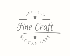 Generic Cursive Star  logo design