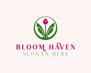 Tiny Flower Bloom logo design