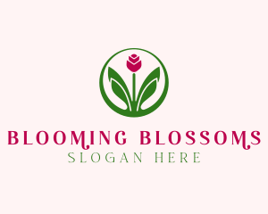 Blooming - Tiny Flower Bloom logo design