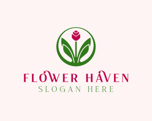 Tiny Flower Bloom logo design