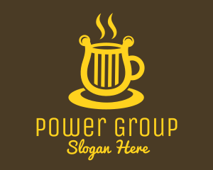 Harp Coffee Cup Logo