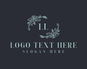Emblem - Elegant Floral Event logo design