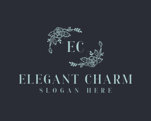 Elegant Floral Event logo design