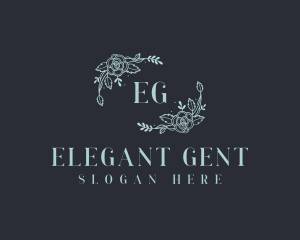 Elegant Floral Event logo design