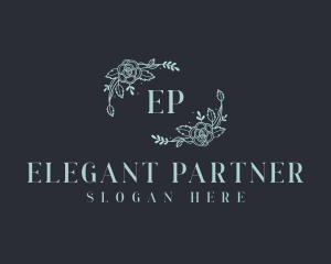 Elegant Floral Event logo design