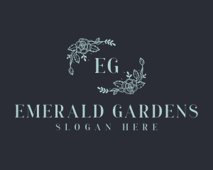 Elegant Floral Event logo design