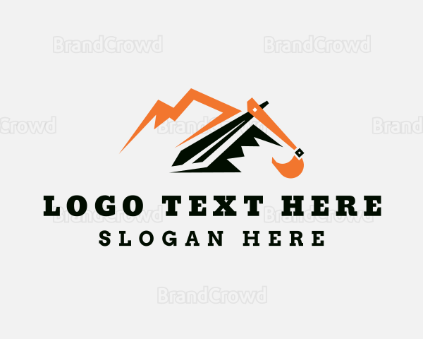 Industrial Mountain Digger Logo