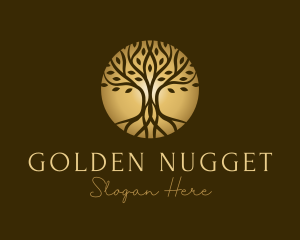 Golden Tree Wellness logo design