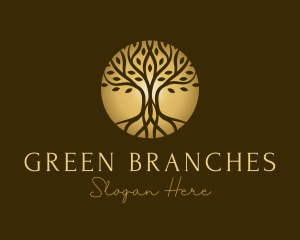 Branches - Golden Tree Wellness logo design