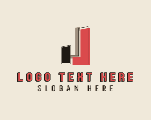 Structure - Builder Structure Letter J logo design