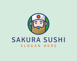 Japanese Chef Character  logo design