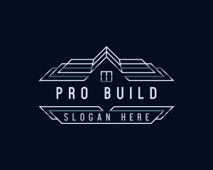 Premium Roof Real Estate logo design