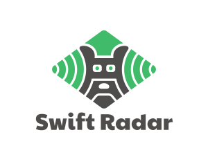 Radar - Dog Pet Radar logo design